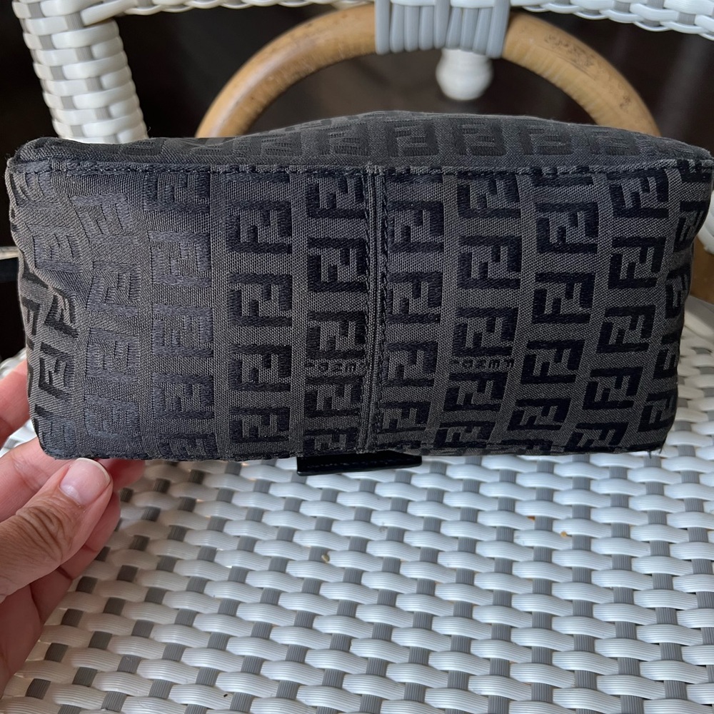 Fendi Authentic Monogram Canvas Mini Baguette Sty… - image 5